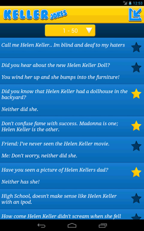 Helen Keller Jokes截图3