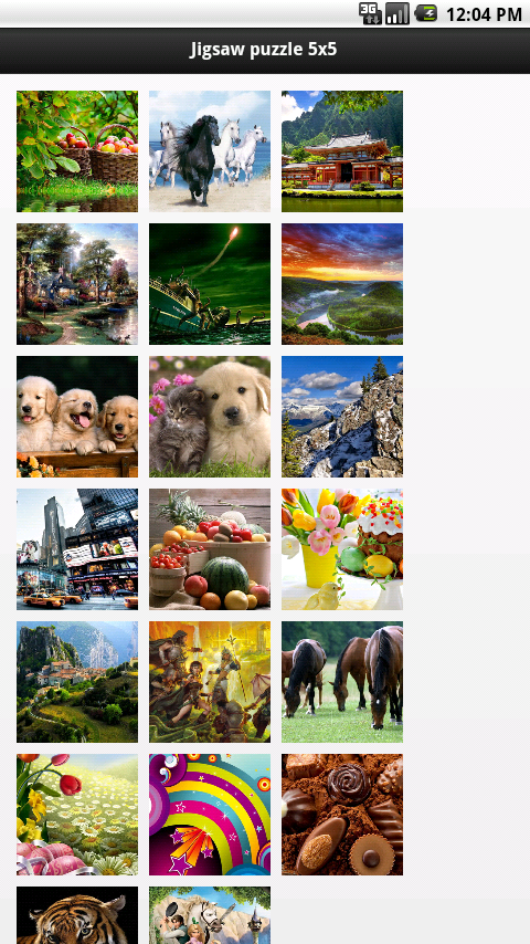 Jigsaw puzzle 5x5截图7