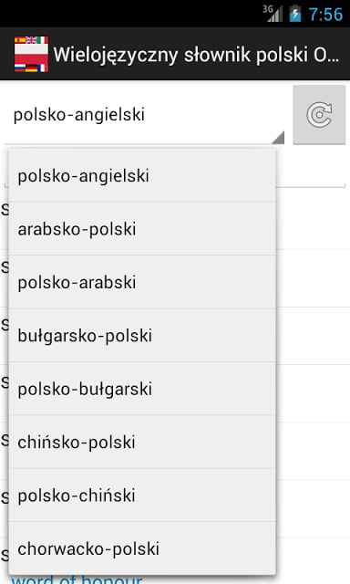 Wielojęzyczny słownik polski截图2