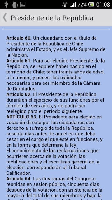 Constituci&oacute;n de Chile截图2