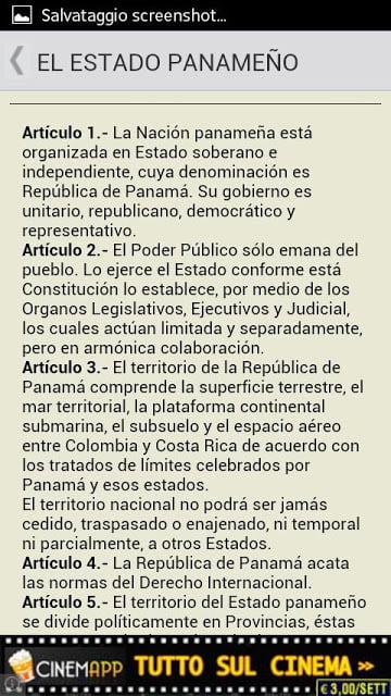 CONSTITUCI&Oacute;N DE PANAM&Aacute;截图3