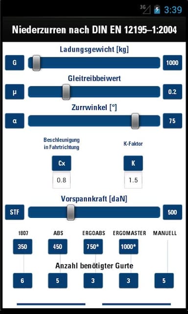 SpanSet Zurr-Rechner截图2