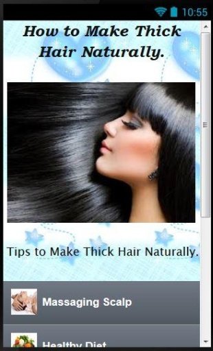 How to Make Thick Hair Naturally截图2