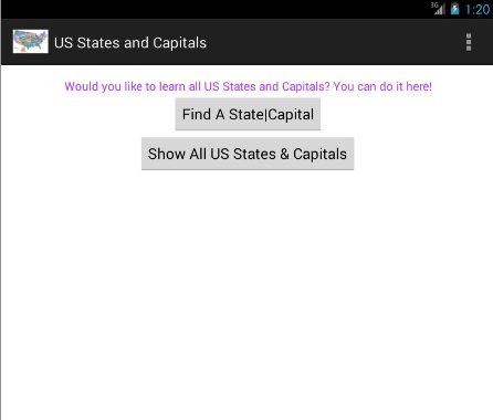 US States and Capitals截图2
