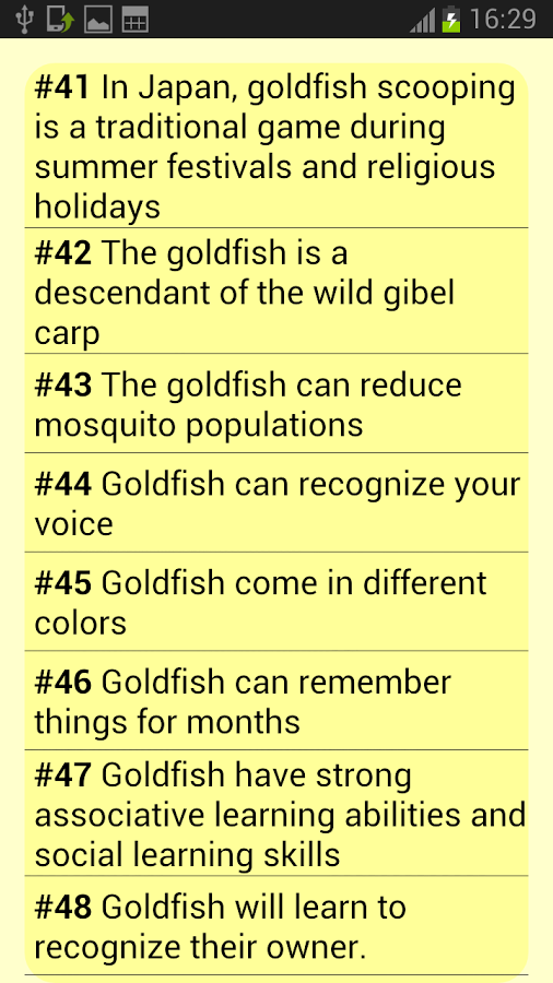 Amazing Goldfish Facts截图2