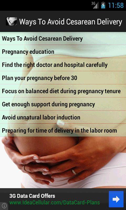 Ways To Avoid Cesarean Delivery截图5