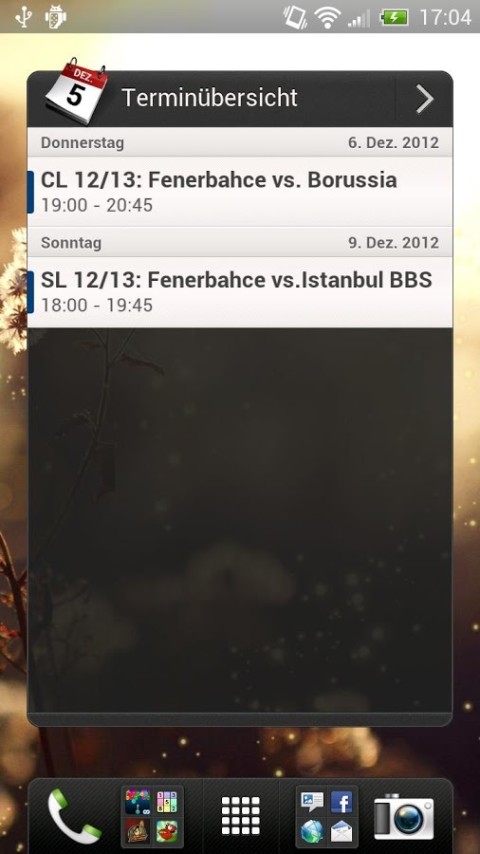 Unofficial Fenerbahce Widget截图4