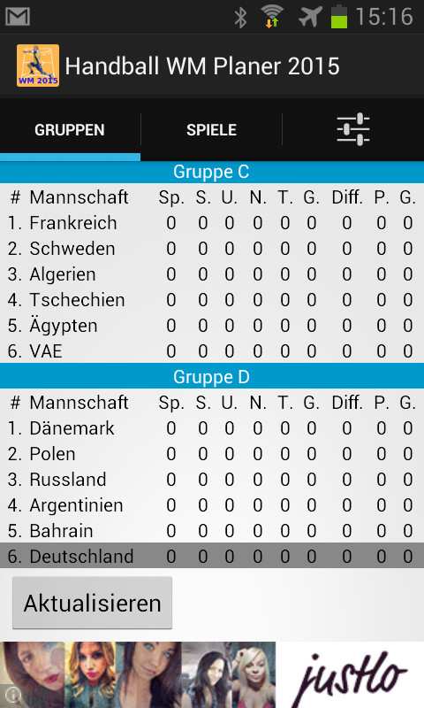 Handball WM Planer 2015截图1