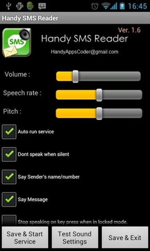 Handy SMS Reader截图
