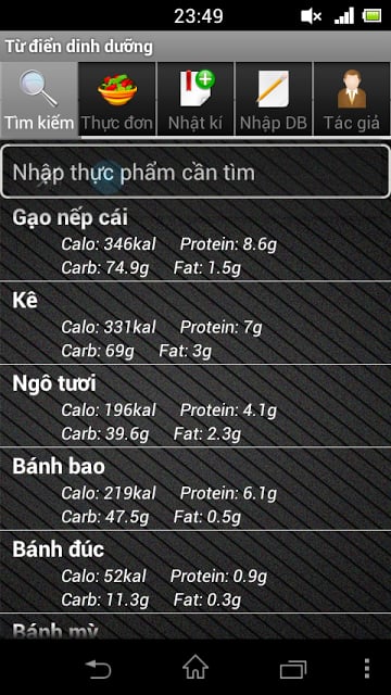 Từ điển dinh dưỡng截图4