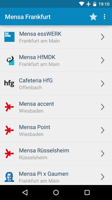 Mensa Frankfurt截图1