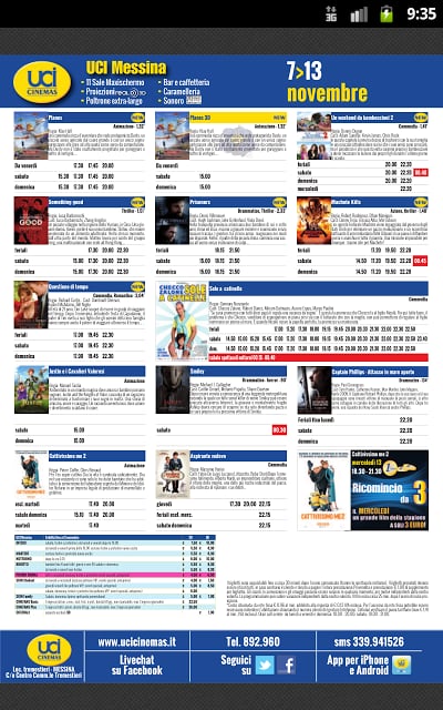 UCI Messina Programmazione截图2