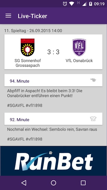 VfL Osnabr&uuml;ck截图3