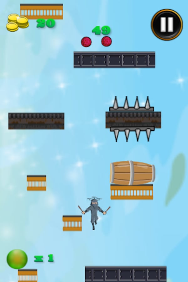 Ninja jump flying head F...截图3