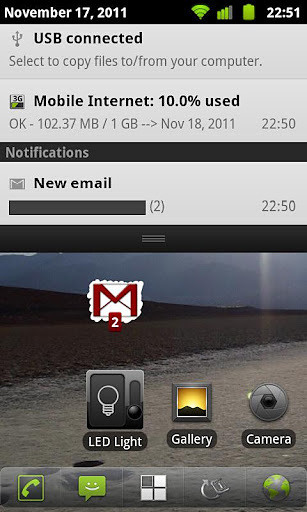 Unread Gmail Widget Demo截图3
