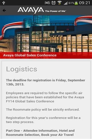 全球销售会议 Avaya Global Sales Conference截图2