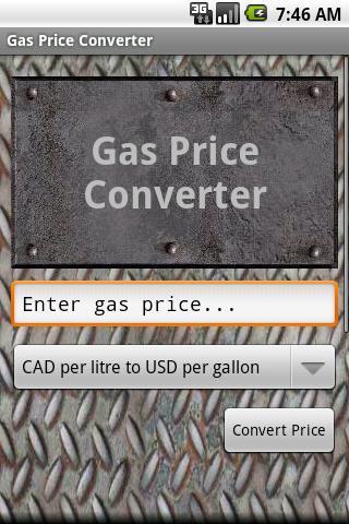 Gas Price Converter Promo截图1