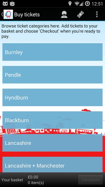 Lancashire Bus M-tickets截图1