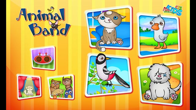 123 Kids Fun ANIMAL BAND Game截图6