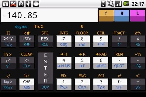 Scientific/Financial RPN DEMO截图5