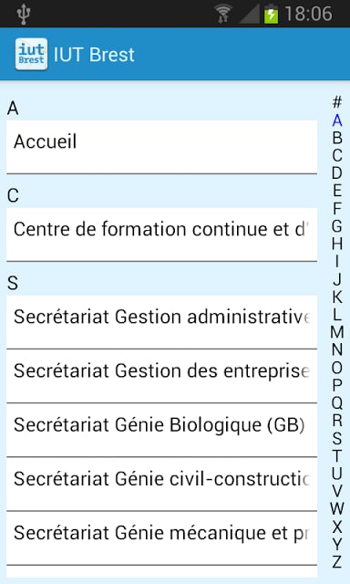 IUT Brest Morlaix截图2