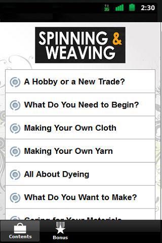 Spinning And Weaving截图2
