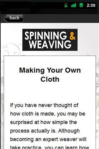 Spinning And Weaving截图3