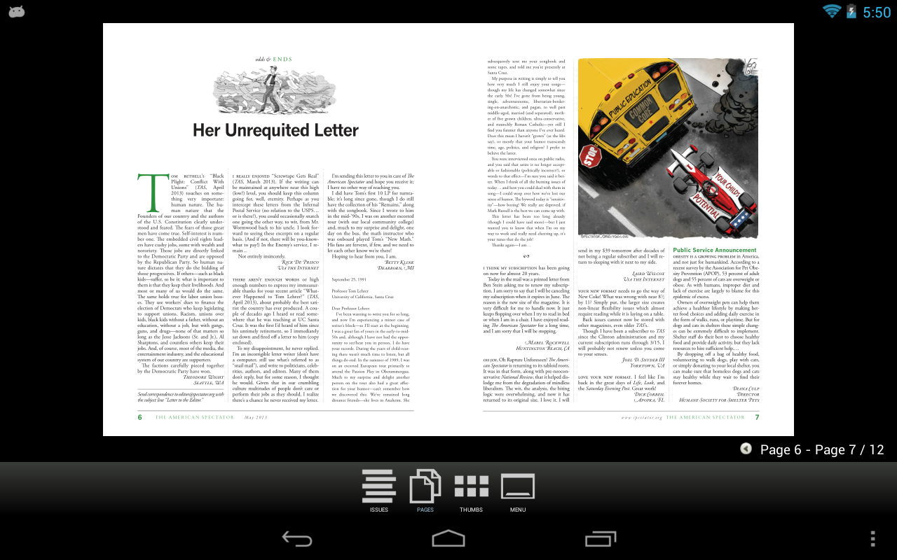 American Spectator for Android截图4