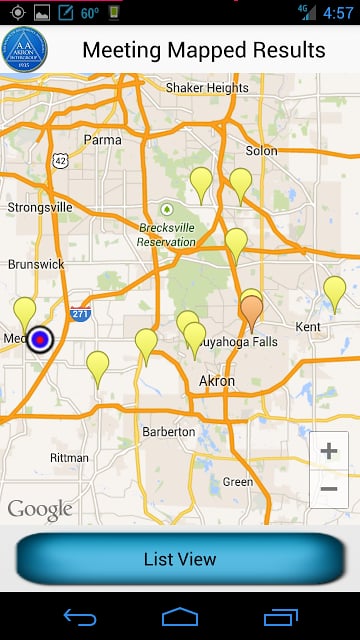 Akron AA Meeting Locator截图7