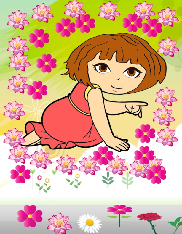 Dora Coloring for kids截图4