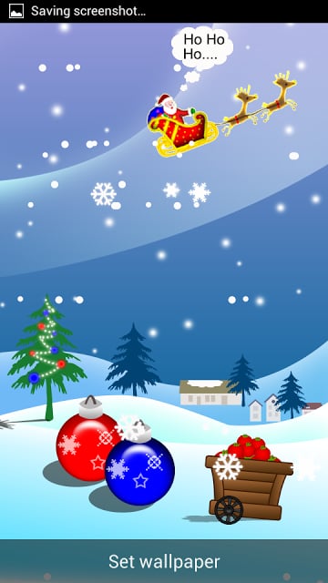 Santa HD Live Wallpaper截图2