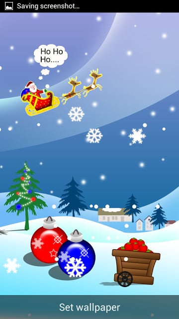 Santa HD Live Wallpaper截图1