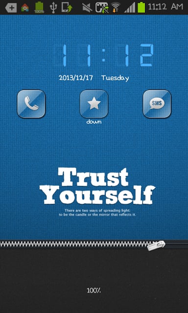 Trust Yourself Go Locker theme截图1