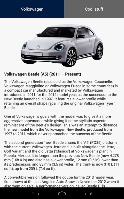 VOLKSWAGEN In My Pocket截图4