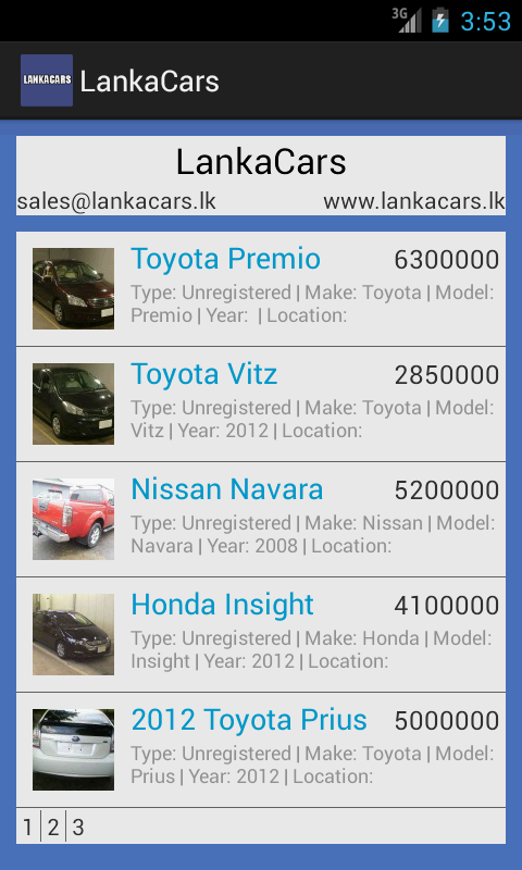 Lanka Cars截图1