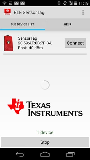 TI Sensortag截图1