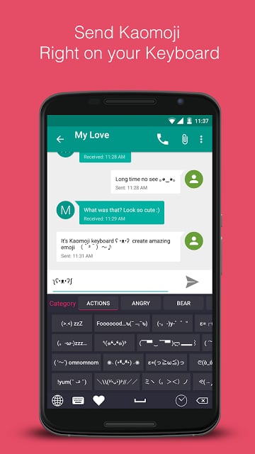 Kaomoji Keyboard截图1