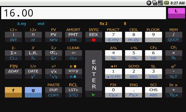 Scientific/Financial RPN DEMO截图1