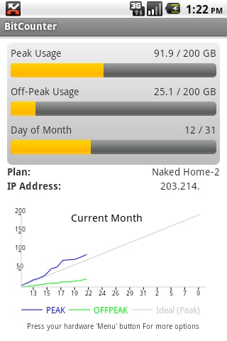 iiNet Download Usage截图2