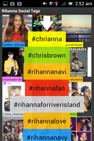 Rihanna Social Tags截图3