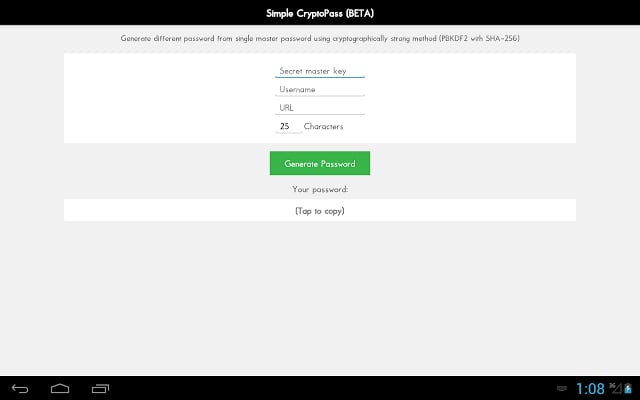 Simple CryptoPass BETA截图2