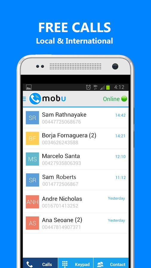 Mobu Free Calls &amp; Cheap ...截图4