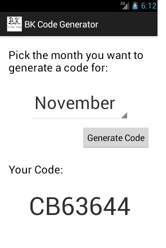 BK Code Generator截图2