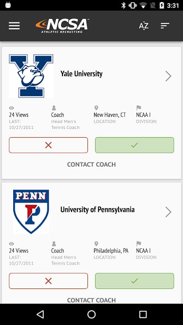 NCSA Athletic Recruiting截图1