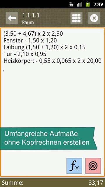 Mobilaufma&szlig; Free截图4