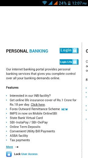 SBI Online Banking截图1