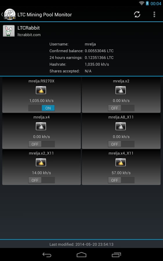 LTC Mining Pool Monitor截图5
