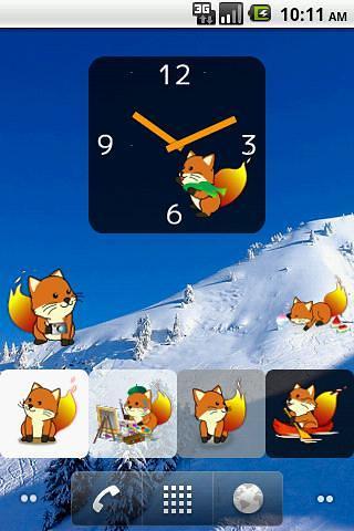 Dancing Foxkeh Widget Free截图2