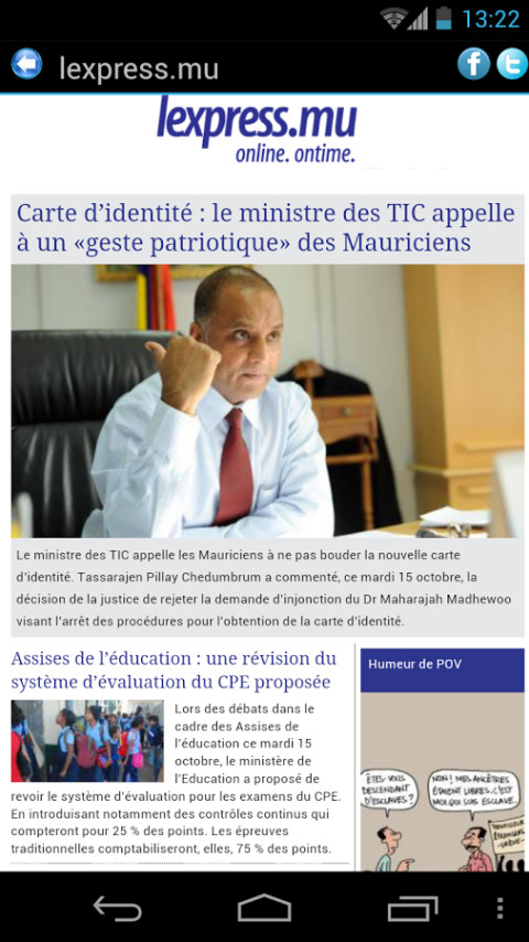 Mauritius Actualités截图3