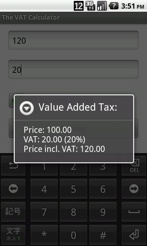 The VAT Calculator截图1